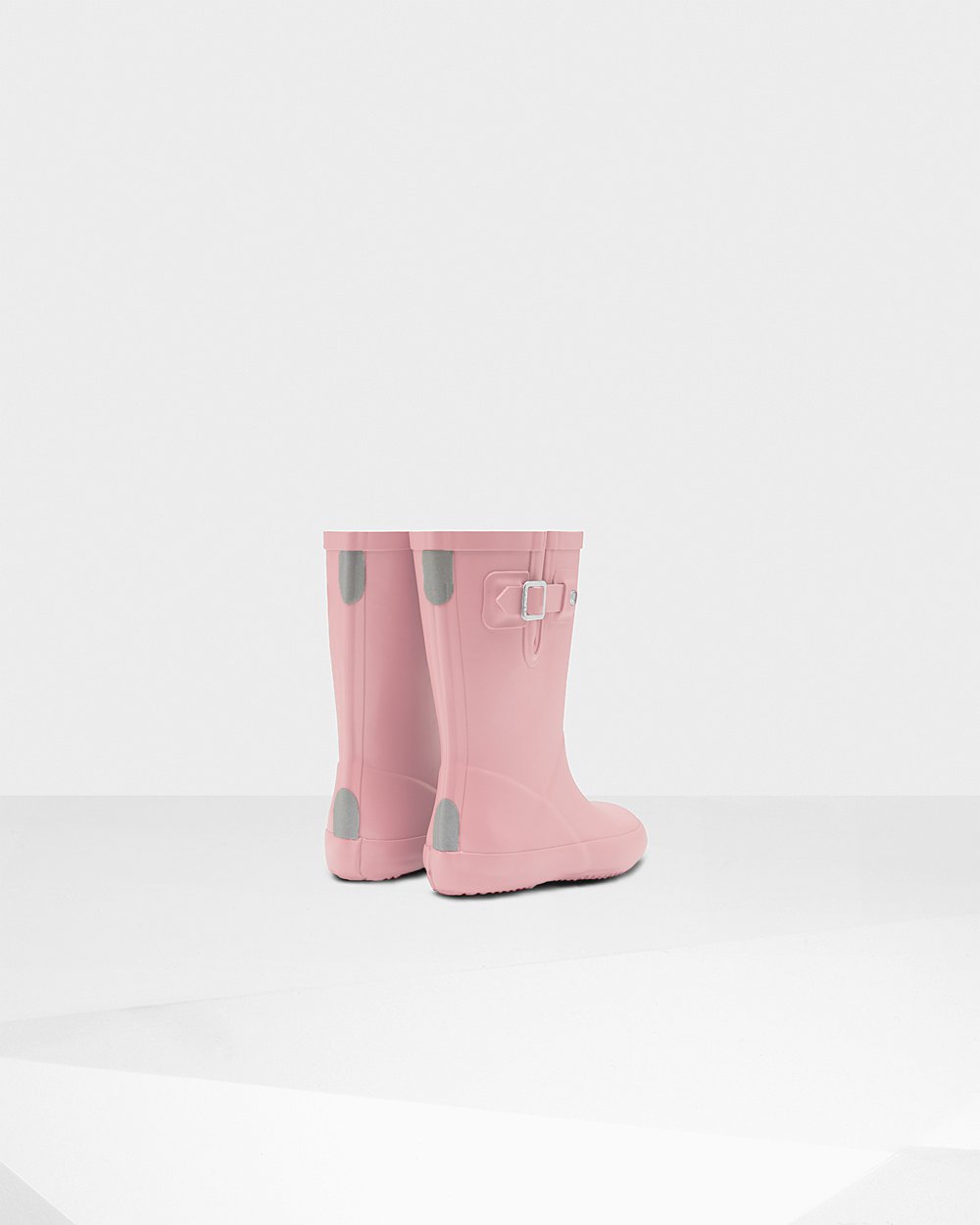 Kids Rain Boots - Hunter Original First Flat Sole (47QUTWPSC) - Pink